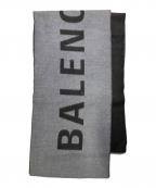 BALENCIAGAバレンシアガ）の古着「ロゴマフラー」｜グレー