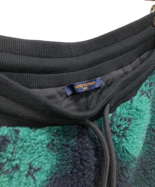 LOUIS VUITTON（ルイ ヴィトン）LOUIS VUITTON (ルイ ヴィトン) 23SS Straight Leg Pants(ストレートレッグパンツ)/モノグラムジャカードカモフリースパンツ グリーン サイズ:Sの古着・服飾アイテム