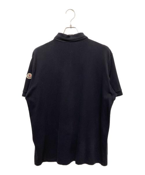MONCLER（モンクレール）MONCLER (モンクレール) SS POLO/ハーフジップポロシャツ ネイビー サイズ:XLの古着・服飾アイテム