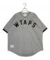 WTAPS（ダブルタップス）の古着「LEAGUE SS COTTON FLANNEL 」｜ライトグレー