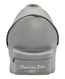 Christian Dior（クリスチャン ディオール）の古着「ライダー RIDER1947ロゴ バックパック」｜ライトグレー
