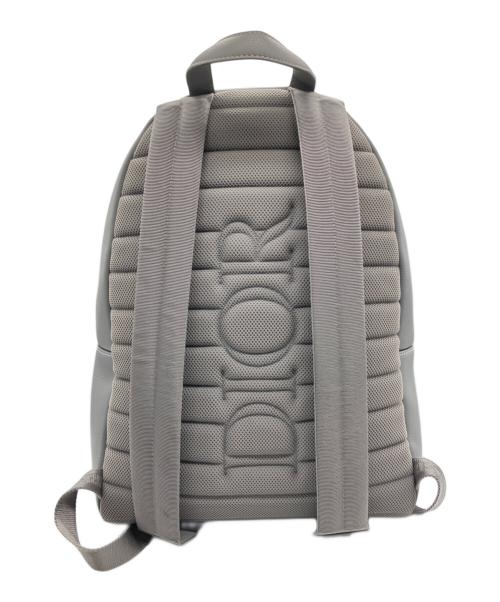 Christian Dior（クリスチャン ディオール）Christian Dior (クリスチャン ディオール) ライダー RIDER1947ロゴ バックパック ライトグレーの古着・服飾アイテム