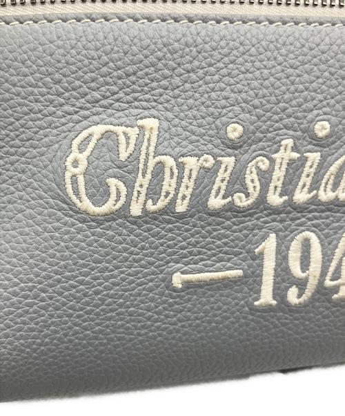 Christian Dior（クリスチャン ディオール）Christian Dior (クリスチャン ディオール) ライダー RIDER1947ロゴ バックパック ライトグレーの古着・服飾アイテム