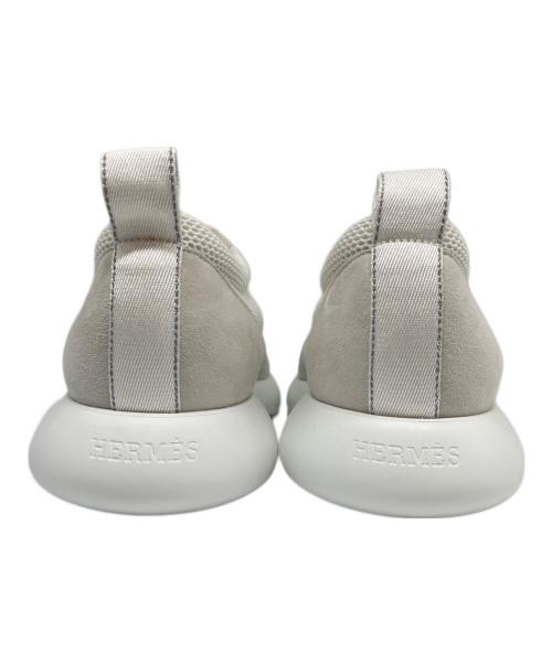 HERMES（エルメス）HERMES (エルメス) アズール スニーカー ベージュ×ホワイト サイズ:43の古着・服飾アイテム