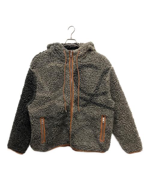 LOEWE（ロエベ）LOEWE (ロエベ) Anagram Hoodie Jacket/ロエベ アナグラムプリント ドローストリング フード付きジャケット グレー サイズ:Lの古着・服飾アイテム