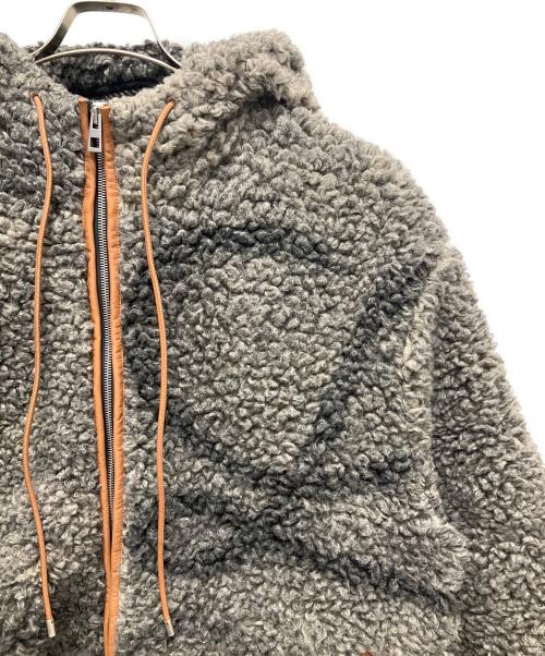 LOEWE（ロエベ）LOEWE (ロエベ) Anagram Hoodie Jacket/ロエベ アナグラムプリント ドローストリング フード付きジャケット グレー サイズ:Lの古着・服飾アイテム