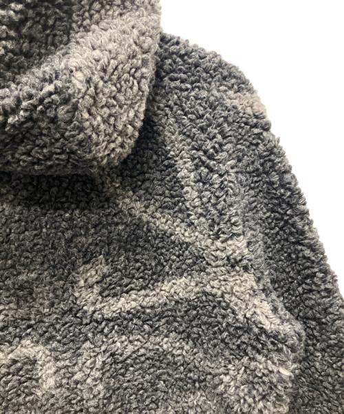 LOEWE（ロエベ）LOEWE (ロエベ) Anagram Hoodie Jacket/ロエベ アナグラムプリント ドローストリング フード付きジャケット グレー サイズ:Lの古着・服飾アイテム