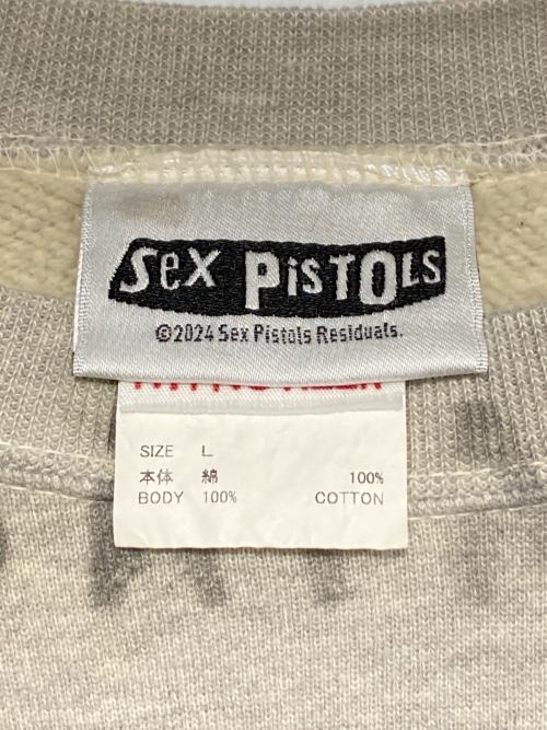 SAINT MICHAEL（セントマイケル）SAINT MICHAEL (セントマイケル) SEX PISTOLS (セックスピストルズ) SP_CREW SWT / QUEEN グレー サイズ:Lの古着・服飾アイテム