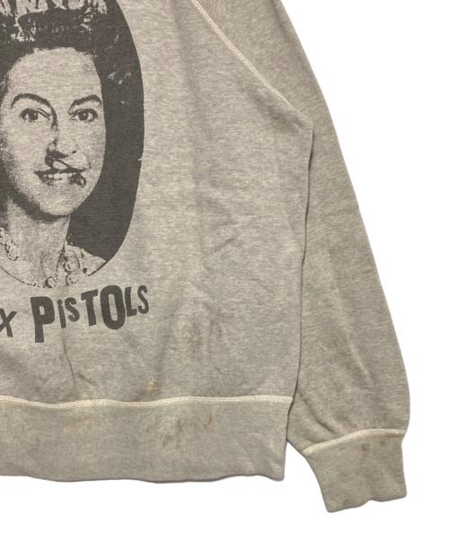 SAINT MICHAEL（セントマイケル）SAINT MICHAEL (セントマイケル) SEX PISTOLS (セックスピストルズ) SP_CREW SWT / QUEEN グレー サイズ:Lの古着・服飾アイテム