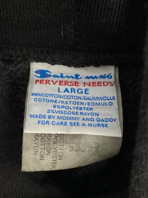 SAINT MICHAEL（セントマイケル）SAINT MICHAEL (セントマイケル) HOODIE/ARCH SAINT ブラック サイズ:Lの古着・服飾アイテム