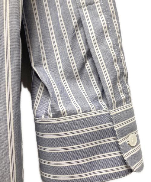 CELINE（セリーヌ）CELINE (セリーヌ) OVERSIZED SHIRT IN STRIPED COTTON シャツ ライトグレー サイズ:38の古着・服飾アイテム