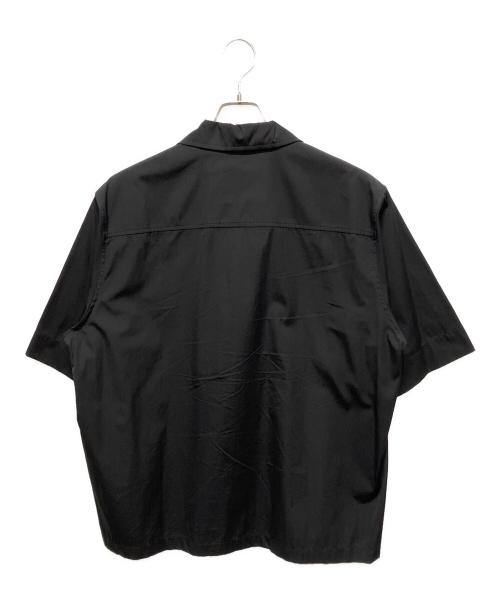JIL SANDER+（ジルサンダープラス）JIL SANDER+ (ジルサンダープラス) オープンカラーシャツ/SHIRT 166 EMB ブラック サイズ:44の古着・服飾アイテム
