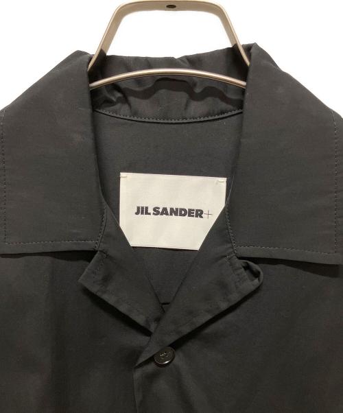 JIL SANDER+（ジルサンダープラス）JIL SANDER+ (ジルサンダープラス) オープンカラーシャツ/SHIRT 166 EMB ブラック サイズ:44の古着・服飾アイテム