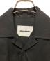 中古・古着 JIL SANDER+ (ジルサンダープラス) オープンカラーシャツ/SHIRT 166 EMB ブラック サイズ:44：45000円