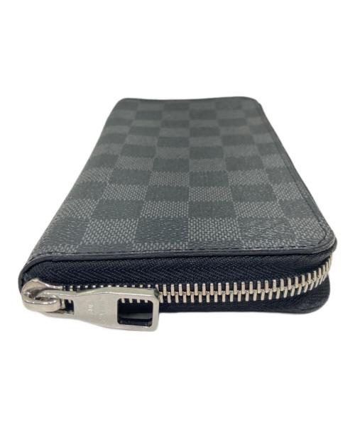 LOUIS VUITTON（ルイ ヴィトン）LOUIS VUITTON (ルイ ヴィトン) Zippy Wallet Vertical　ジッピーウォレット・ヴェルティカル　N63095 ブラックの古着・服飾アイテム