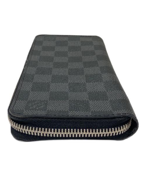 LOUIS VUITTON（ルイ ヴィトン）LOUIS VUITTON (ルイ ヴィトン) Zippy Wallet Vertical　ジッピーウォレット・ヴェルティカル　N63095 ブラックの古着・服飾アイテム