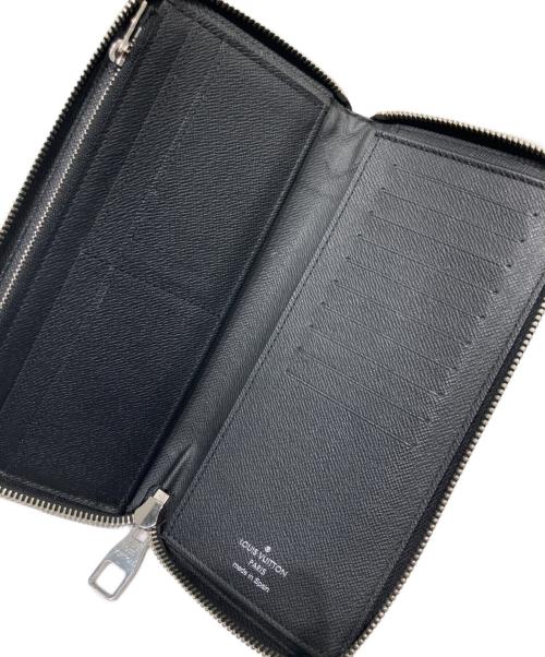LOUIS VUITTON（ルイ ヴィトン）LOUIS VUITTON (ルイ ヴィトン) Zippy Wallet Vertical　ジッピーウォレット・ヴェルティカル　N63095 ブラックの古着・服飾アイテム