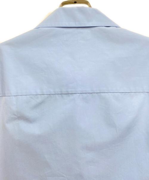 JIL SANDER（ジルサンダー）JIL SANDER (ジルサンダー) オープンカラーシャツ スカイブルー サイズ:37の古着・服飾アイテム