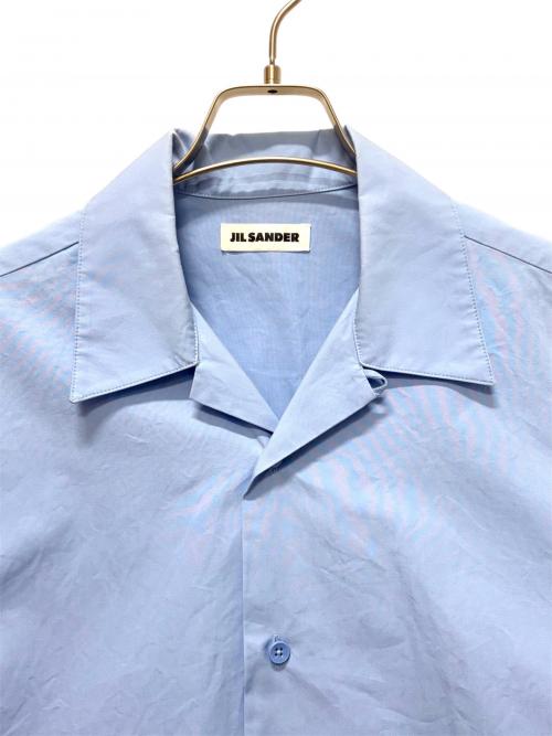 JIL SANDER（ジルサンダー）JIL SANDER (ジルサンダー) オープンカラーシャツ スカイブルー サイズ:37の古着・服飾アイテム