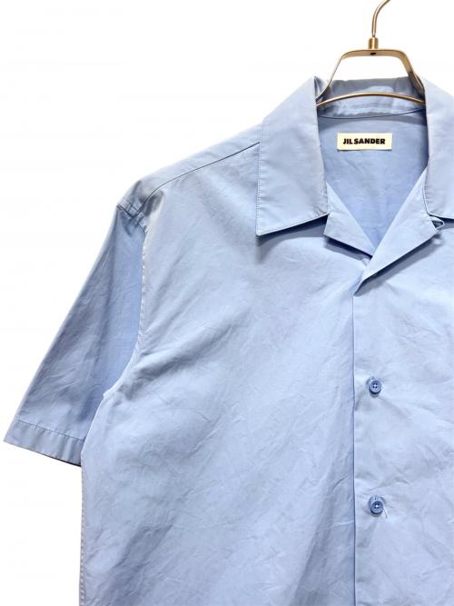 JIL SANDER（ジルサンダー）JIL SANDER (ジルサンダー) オープンカラーシャツ スカイブルー サイズ:37の古着・服飾アイテム