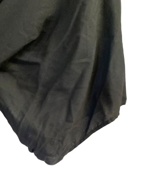 LIMI feu（リミフゥ）LIMI feu (リミフゥ) RAYON LAWN CUFFS RIBBON FLARED DRESS ブラック サイズ:2の古着・服飾アイテム