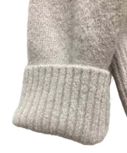 AMI Alexandre Mattiussi（アミアレクサンドルマテュッシ）AMI Alexandre Mattiussi (アミアレクサンドルマテュッシ) ハートロゴ ブルー クルーネックニット ライトグレー サイズ:Sの古着・服飾アイテム