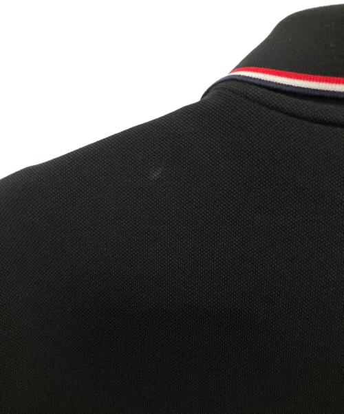 MONCLER（モンクレール）MONCLER (モンクレール) 半袖ポロシャツ ブラック サイズ:XLの古着・服飾アイテム