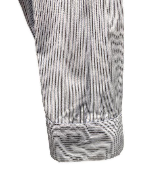 JIL SANDER（ジルサンダー）JIL SANDER (ジルサンダー) ピンストライプ オーバーサイズ シャツジャケット スカイブルー サイズ:38の古着・服飾アイテム