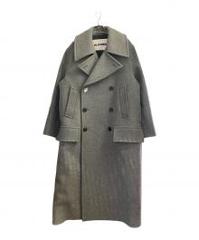 JIL SANDER（ジルサンダー）の古着「ミリタリーコート」｜ライトグレー