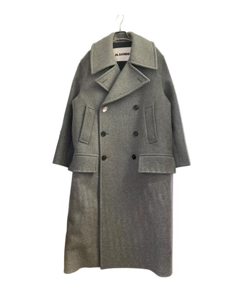 JIL SANDER（ジルサンダー）JIL SANDER (ジルサンダー) ミリタリーコート ライトグレー サイズ:44の古着・服飾アイテム