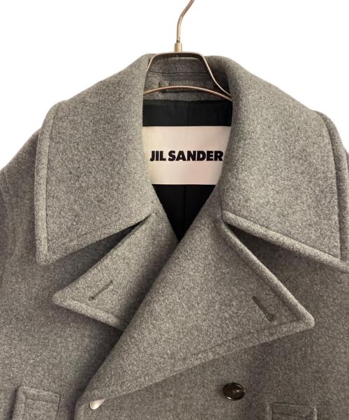 JIL SANDER（ジルサンダー）JIL SANDER (ジルサンダー) ミリタリーコート ライトグレー サイズ:44の古着・服飾アイテム