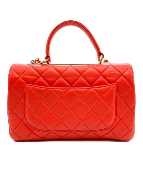 CHANEL（シャネル）CHANEL (シャネル) トップハンドル2WAYバッグ/ココマーク金具/ショルダーバッグ オレンジ サイズ:-の古着・服飾アイテム