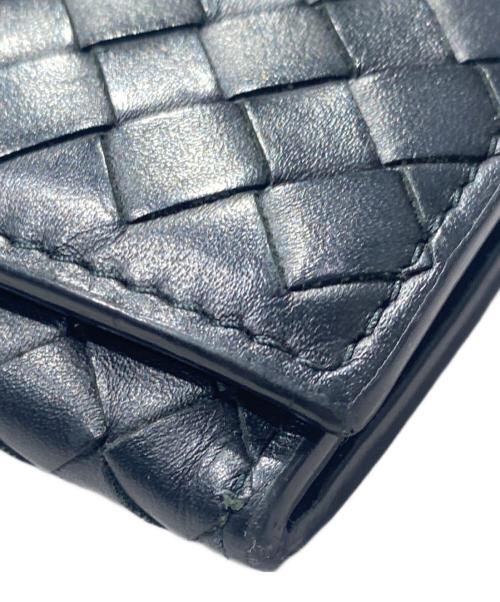 BOTTEGA VENETA（ボッテガベネタ）BOTTEGA VENETA (ボッテガベネタ) イントレチャート長財布 ブラックの古着・服飾アイテム