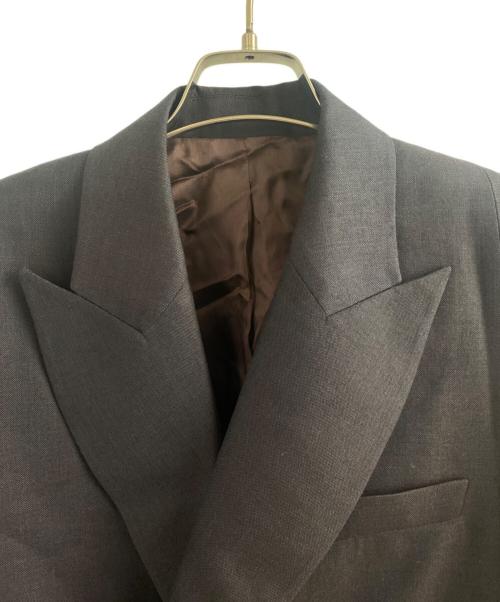 EFTYCHIA（エフティシア）EFTYCHIA (エフティシア) ダブルテーラードジャケット パープル サイズ:36の古着・服飾アイテム