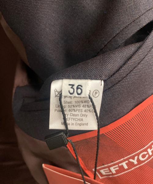 EFTYCHIA（エフティシア）EFTYCHIA (エフティシア) ダブルテーラードジャケット パープル サイズ:36の古着・服飾アイテム