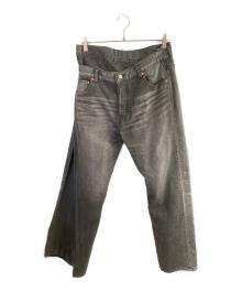 JUNYA WATANABE MAN×LEVI'S（ジュンヤワタナベマン×リーバイス）の古着「25SS 再構築デニムパンツ」｜ブラック