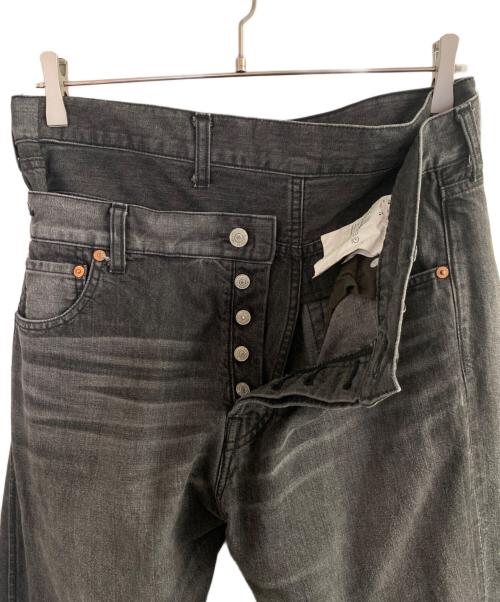 JUNYA WATANABE MAN（ジュンヤワタナベマン）JUNYA WATANABE MAN (ジュンヤワタナベマン) LEVI'S (リーバイス) 25SS 再構築デニムパンツ ブラック サイズ:Sの古着・服飾アイテム