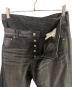 中古・古着 JUNYA WATANABE MAN (ジュンヤワタナベマン) LEVI'S (リーバイス) 25SS 再構築デニムパンツ ブラック サイズ:S：60000円