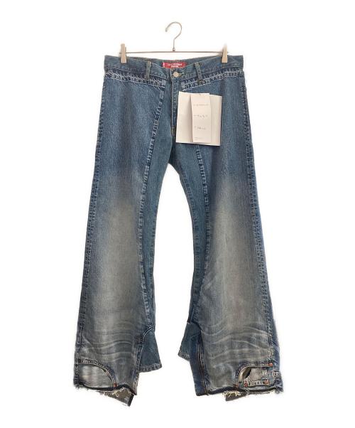 JUNYA WATANABE MAN（ジュンヤワタナベマン）JUNYA WATANABE MAN (ジュンヤワタナベマン) 25SS 再構築デニムパンツ インディゴ サイズ:Mの古着・服飾アイテム
