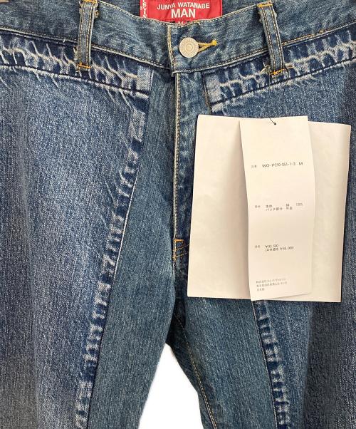 JUNYA WATANABE MAN（ジュンヤワタナベマン）JUNYA WATANABE MAN (ジュンヤワタナベマン) 25SS 再構築デニムパンツ インディゴ サイズ:Mの古着・服飾アイテム