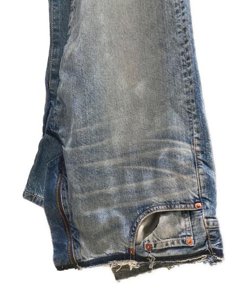 JUNYA WATANABE MAN（ジュンヤワタナベマン）JUNYA WATANABE MAN (ジュンヤワタナベマン) 25SS 再構築デニムパンツ インディゴ サイズ:Mの古着・服飾アイテム