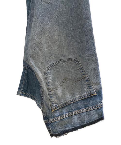 JUNYA WATANABE MAN（ジュンヤワタナベマン）JUNYA WATANABE MAN (ジュンヤワタナベマン) 25SS 再構築デニムパンツ インディゴ サイズ:Mの古着・服飾アイテム