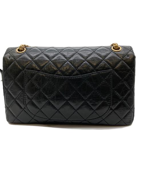 CHANEL（シャネル）CHANEL (シャネル) 2.55 ダブルフラップチェーンショルダーバッグ ブラック サイズ:-の古着・服飾アイテム