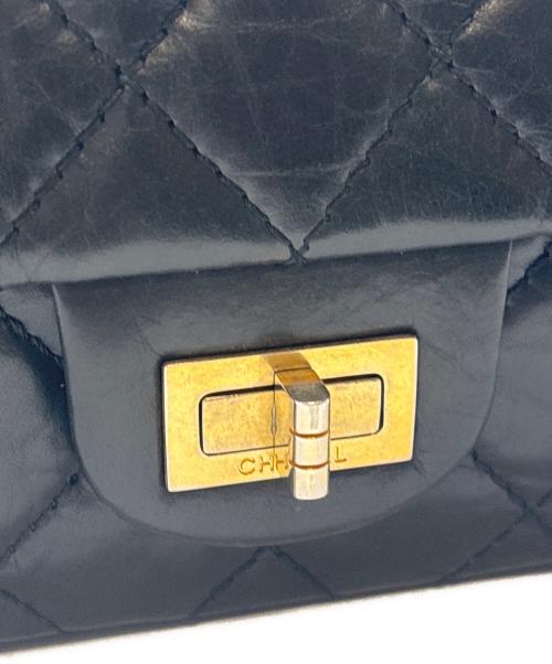 CHANEL（シャネル）CHANEL (シャネル) 2.55 ダブルフラップチェーンショルダーバッグ ブラック サイズ:-の古着・服飾アイテム