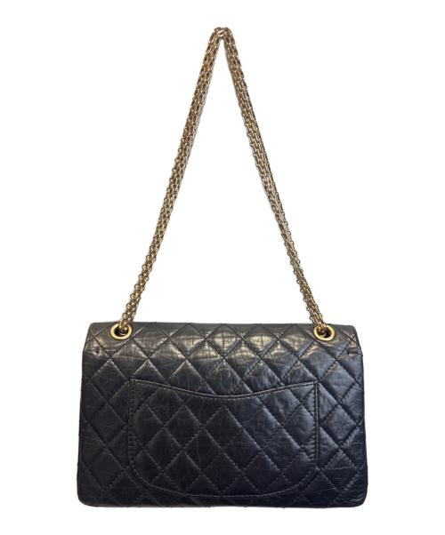 CHANEL（シャネル）CHANEL (シャネル) 2.55 ダブルフラップチェーンショルダーバッグ ブラック サイズ:-の古着・服飾アイテム