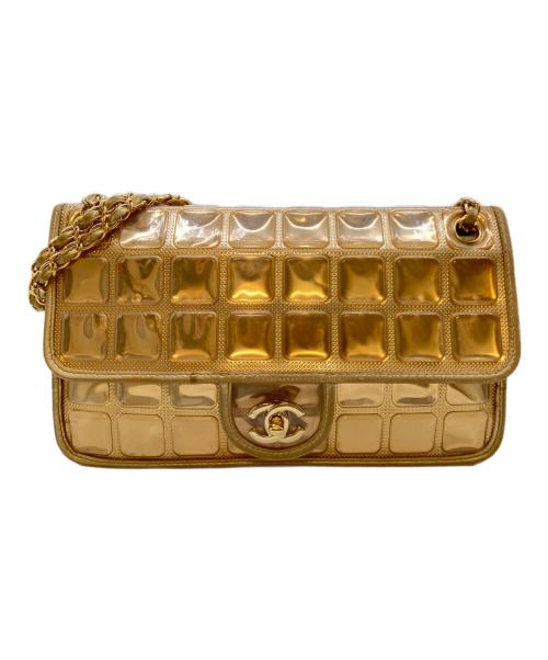CHANEL（シャネル）CHANEL (シャネル) アイスキューブ ココマークショルダーバッグ ゴールド サイズ:-の古着・服飾アイテム