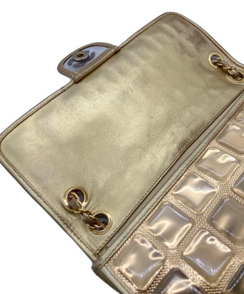 CHANEL（シャネル）CHANEL (シャネル) アイスキューブ ココマークショルダーバッグ ゴールド サイズ:-の古着・服飾アイテム