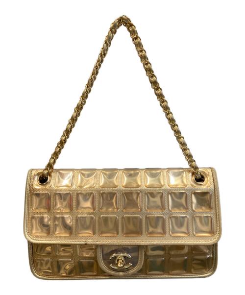 CHANEL（シャネル）CHANEL (シャネル) アイスキューブ ココマークショルダーバッグ ゴールド サイズ:-の古着・服飾アイテム