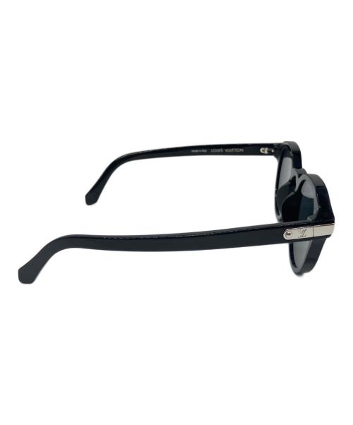 LOUIS VUITTON（ルイ ヴィトン）LOUIS VUITTON (ルイ ヴィトン) LV Signature Round Sunglasses/LVシグネチャー ラウンドサングラス ブラック サイズ:50☐21 150の古着・服飾アイテム