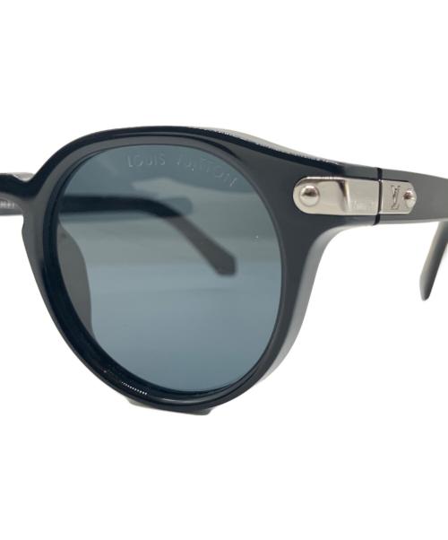 LOUIS VUITTON（ルイ ヴィトン）LOUIS VUITTON (ルイ ヴィトン) LV Signature Round Sunglasses/LVシグネチャー ラウンドサングラス ブラック サイズ:50☐21 150の古着・服飾アイテム